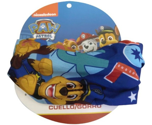 Cuello Infantil Tela Polar Diseño Paw Patrol Para El Frío