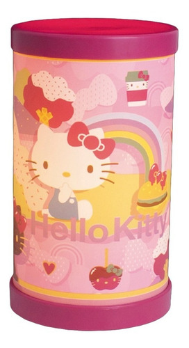 Luminária Abajur De Mesa Lumis Hello Kitty Delicious Sanrio Cor da estrutura Rosa