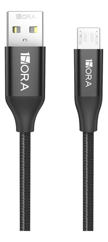 Cable V8 Micro Usb 1hora 2.4a Trenzado Uso Rudo Cab248