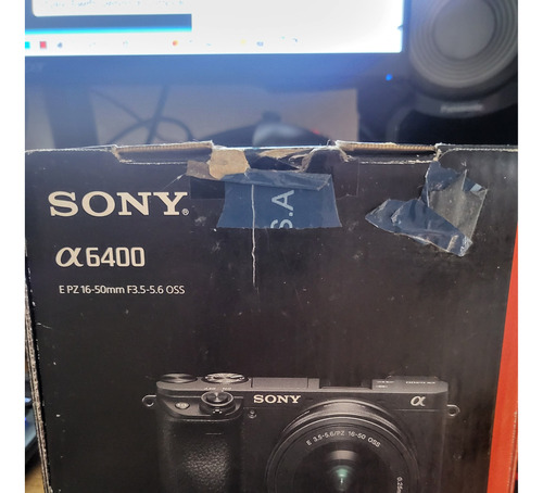 Cámara Sony Alpha Ilce-6400l Con Lente Kit 16-50m Mirrorless