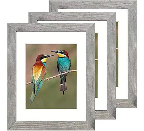 Wocred 3 Pack Rustic Picture Frame8x10,picture Frame Dnfzb