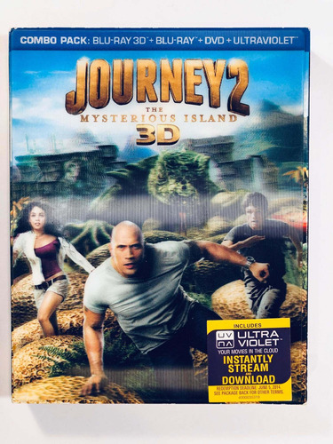 La Isla Misteriosa -jurney 2- Blu Ray 3d + Blu Ray + Dvd