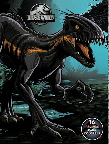 10 Libros Para Colorear Fiestas Infantiles Jurassic Park | Meses sin  intereses