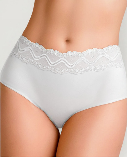 Pantaleta Completa De Microfibra Y Encaje. Berlei 72-029