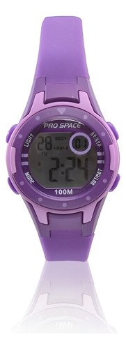 Reloj Okusai Pro Space Dama Psd0095-dir-3h Sumergible Negro Negro Blanco
