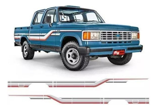 Faixas Chevrolet D20/c20 Deluxe 1990-1992 - Kit Completo