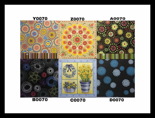 Servilletas Decoupage Set X 10 Importadas Flores Y + Flores