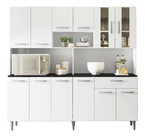 Kit Cocina Mueble Armario Alacena 12 Puertas Amoblamiento 