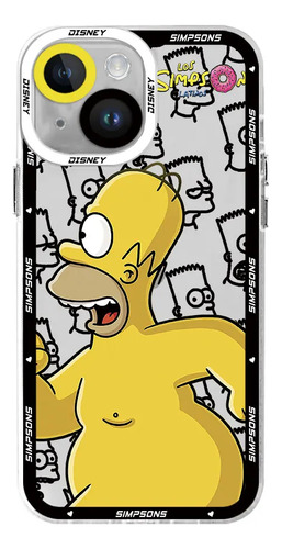 Funda De Teléfono Los Simpson 2 Para iPhone 15 Plus 11 X Xs