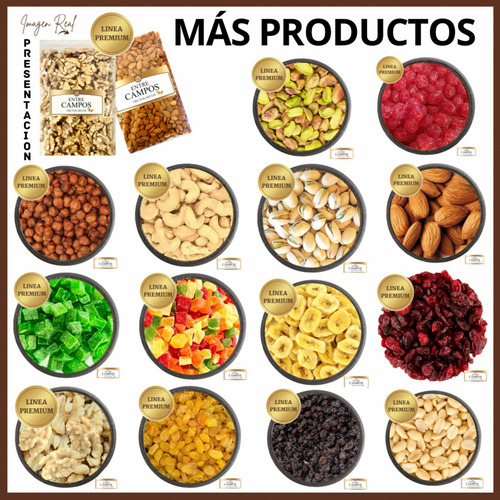 Nueces Mariposas Extra Light 1/4 De Kilo 250 Gramos Premium