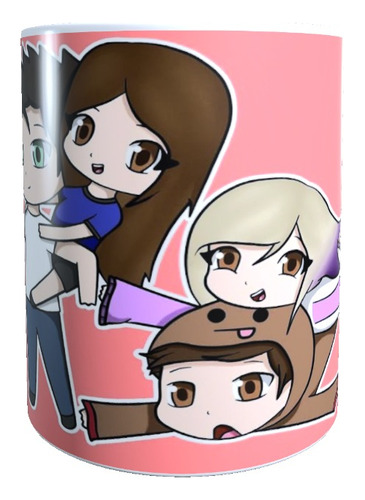 Taza - Tazón Lyna Vallejos Team Anormal, Youtubers, 320cc