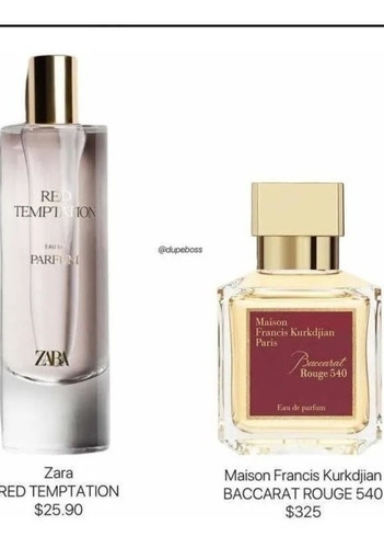 Imagen 2 de 5 de Perfume Zara Red Temptation Ml Edp- Dashaglamstore