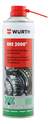 Grasa Adhesiva Wurth Hhs 200 500ml Resistente A Alta Presión