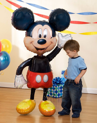 Globos De Mickey Y Minnie Caminantes. Marca Anagram.