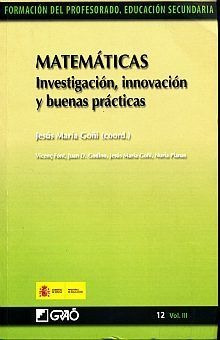 Libro Matematicas Investigacion Innovacion Y Buenas Original