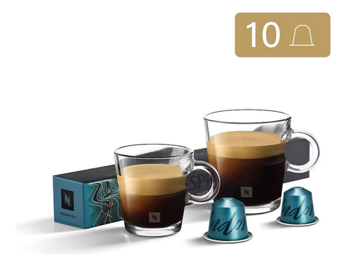 10 Cápsulas De Café Nespresso Original Espresso Indonesia