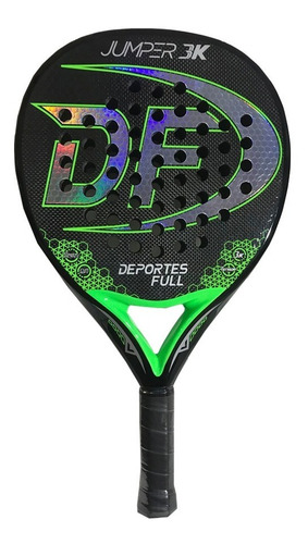 Imagen 3 de 3 de Paleta De Padel Df Jumper 3k + Text + Carbono 3k + Envio! Df