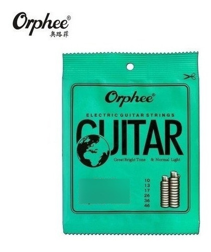 Cuerdas Guitarra Electrica  - Orphee Rx17 10-46