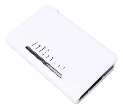 Terminal GSM Fijo De Escritorio – Cuatro Bandas 850/900/1800/1900 MHz, Con Antena Y Línea Telefónica, Enchufe UE