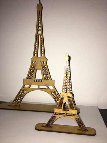 Torre Eiffel En Mdf De 3mm Corte Laser