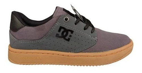 Zapatilla Dc Shoes Modelo Plaza Tx Ss Gris Topo Marron Nueva