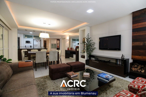 Imagem 2 de 14 de Acrc Imóveis - Apartamento À Venda No Bairro Jardim Blumenau Com Piscina Privativa - Ap04033 - 68896561
