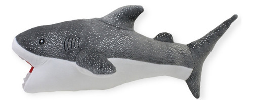 Peluche Tiburon Tibucolmillo Gris 43 Cm