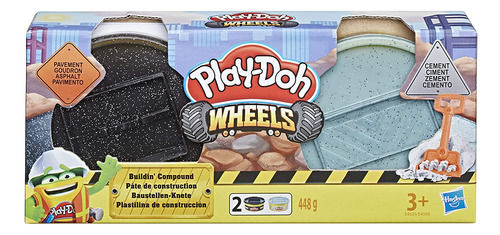 Play-doh Wheels - Massa De Construção Pavimento E Cimento