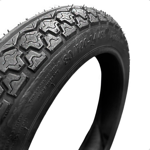 Pneu Traseiro Robust Vitesse Com Câmara Biz E Pop 80/100-14