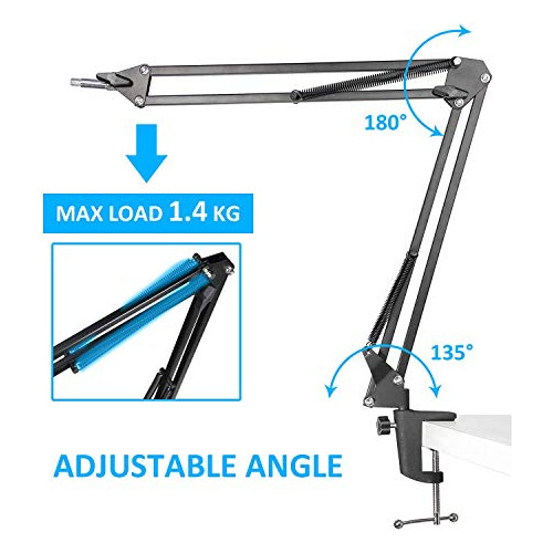 Soporte De Brazo Articulado Hyperx Solocast Soporte De ...