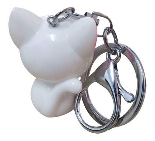 Anime Llavero Sailor Moon Artemis Gato Blanco Plastico Lindo