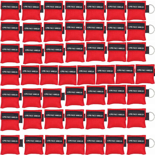 Máscara De Protección Facial Rcp Rojo 12pcs Y Rojo 50pcs,.