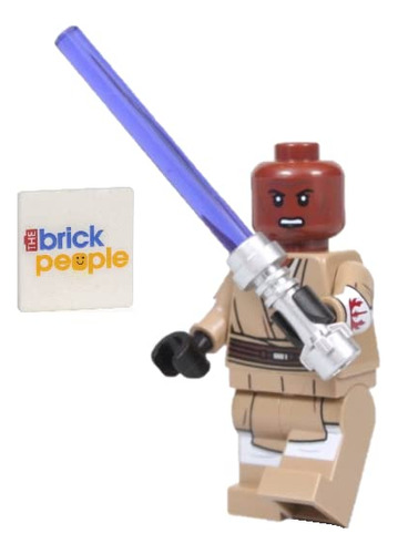Minifigura De Lego Star Wars: Mace Windu Con Brazos Estampad