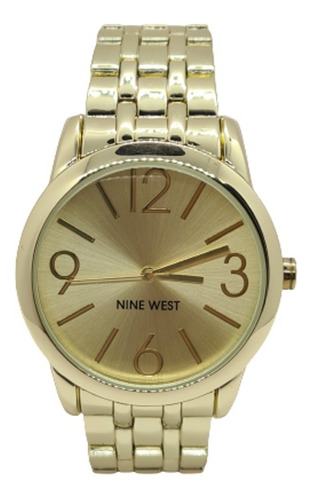 Reloj Mujer | Nine West | Gold | Nw/1578chgb | Original