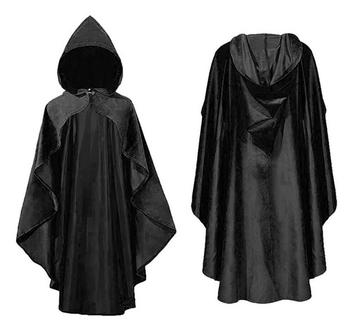 N Disfraz Medieval De Mujer Con Capucha, Capa De Bruja,