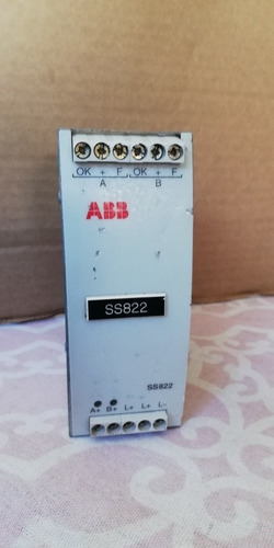 Módulo Redundancia Para Doble Fuente De Voltaje Abb Ss822 (Usado)