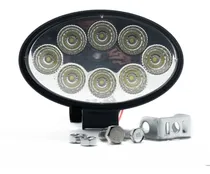 Comprar Faro Ovalado Led Auxiliar 8 Led 24w Tractor Agro Off Road