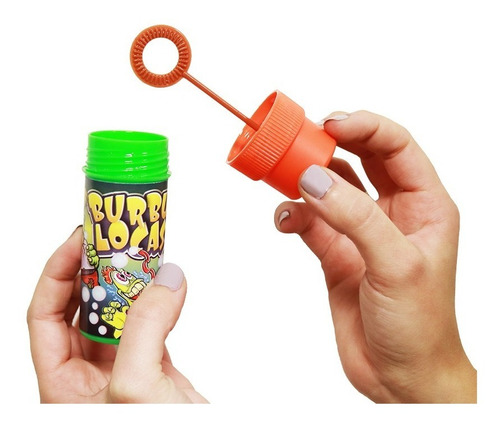 Imagen 2 de 4 de Burbujas Burbu Locas Souvenir Burbujero Infantil X 12 Uni