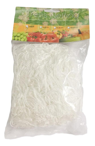 Rede De Suporte Para Plantas De Jardim Branco 1,67 X 10m