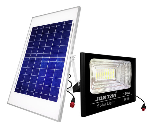 Reflector Led 150w Ip66 6500k +panel Solar Jortan Mod T-150w