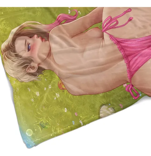 Kawaii Waifu Anime Franela Manta, Anime Tetas, Desnuda ...
