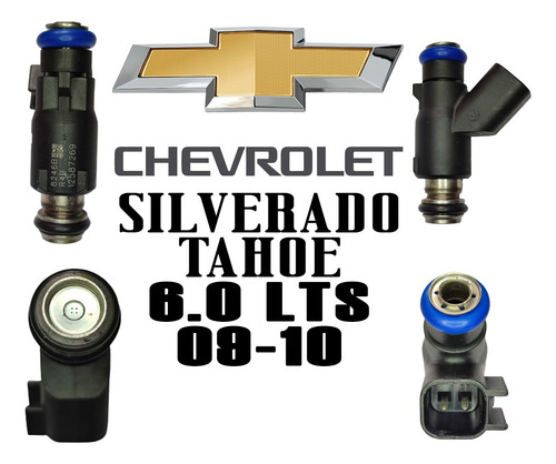 Inyector Gasolina Chevrolet Silverado Tahoe  6.0lts 09-10