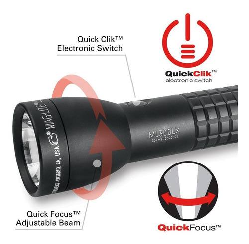Imagen 3 de 10 de Linterna Led Maglite Ml300lx-s3cc5 3 Celdas 625 Lumens Caja.