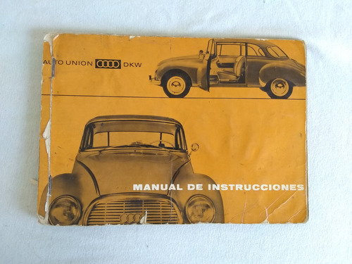 Manual Instrucciones Dkw Autounion 1000 Coupe Sedan Dueño