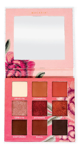 Sombras Premium Modelo Bordado Macaria Color Nude
