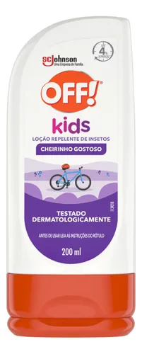 comprar Repelente Infantil OFF! Kids Proteção Contra Mosquito por até 4h Loção 200ml
