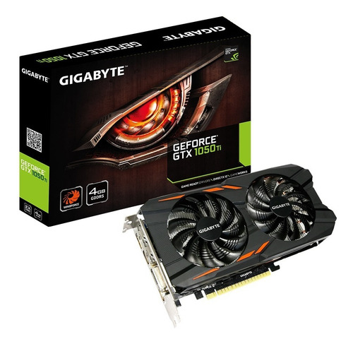 Placa De Vídeo Gigabyte Geforce Gtx 1050 Ti Oc 4g Windforce