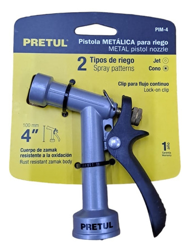 Pistola Metálica P/riego 4  Pretul