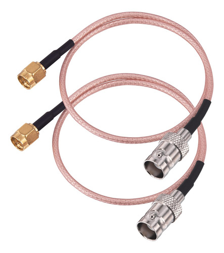 Urcianow 2 Cables Coaxiales Rf Con Conectores Bnc Hembra A S