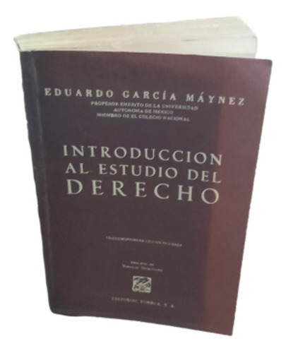 Introduccion Al Estudio Del Derecho Eduardo Garcia Maynez